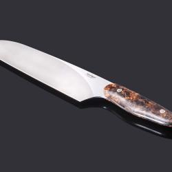 Evolution Chef Knife with Spalted Maple Handle 200mm