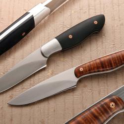 Kernmantel Bird and Trout Knife with Curly Koa and other options