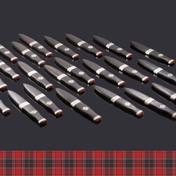 Custom Sgian Dubh for Calgary Fire Department Pipe and Drum Band alternative view