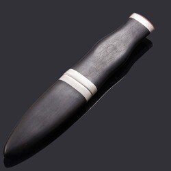 Custom Sgian Dubh for Calgary Fire Department Pipe and Drum Band ebony sheath