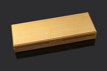 Mammoth Ivory and Stainless Steel Carving Set with wooden box