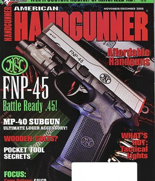 American Handgunner Magazin December 2008