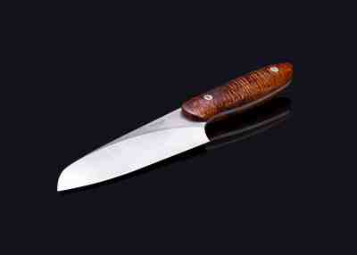 Evolution Chef Knife 140mm Blade with Premium Curly Koa Handle