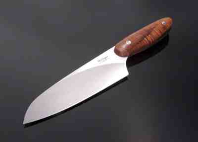 Evolution Chef Knife 140mm Blade with Spalted Curly Koa Handle