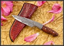 Kernmantel Damascus and Koa Bird and Trout