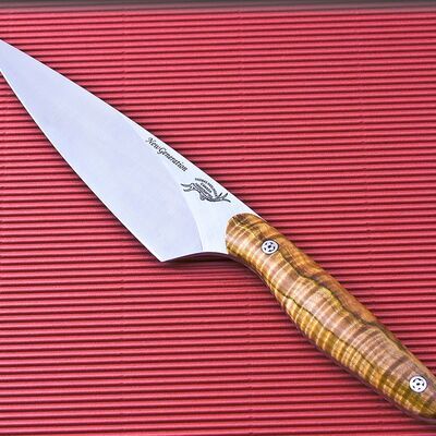 New Generation 6" Chef in Fiddleback Maple