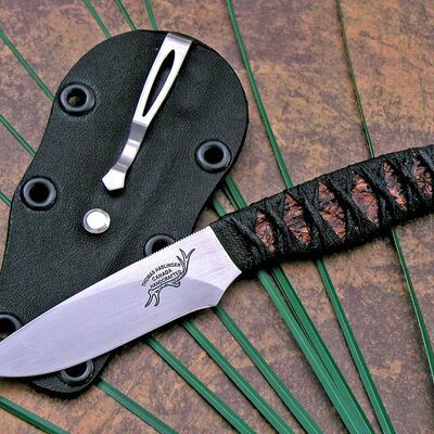 Firefly Neck Knife with Cord Wrap kydex sheath