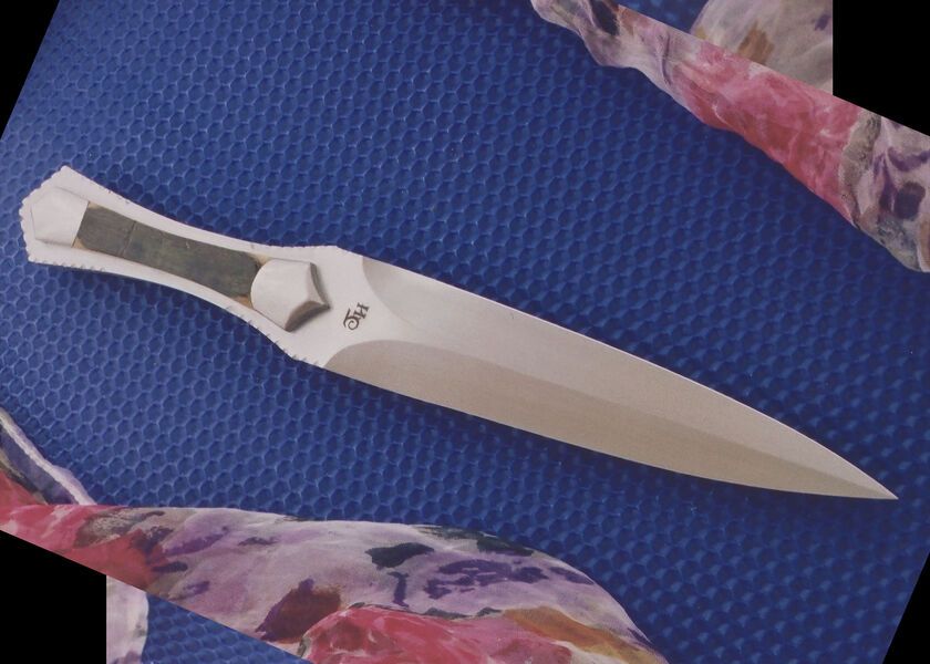 Mammoth Ivory Handled Dagger