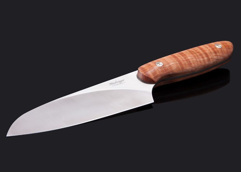 Evolution Chef Knife 140mm Blade with Fiddleback Maple Handle
