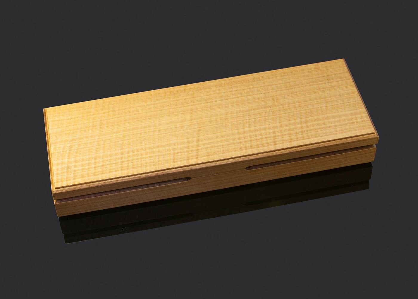 Mammoth Ivory and Stainless Steel Carving Set with wooden box