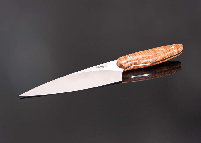 New Generation Chef Knife 152mm Blade with Maple Burl Handle