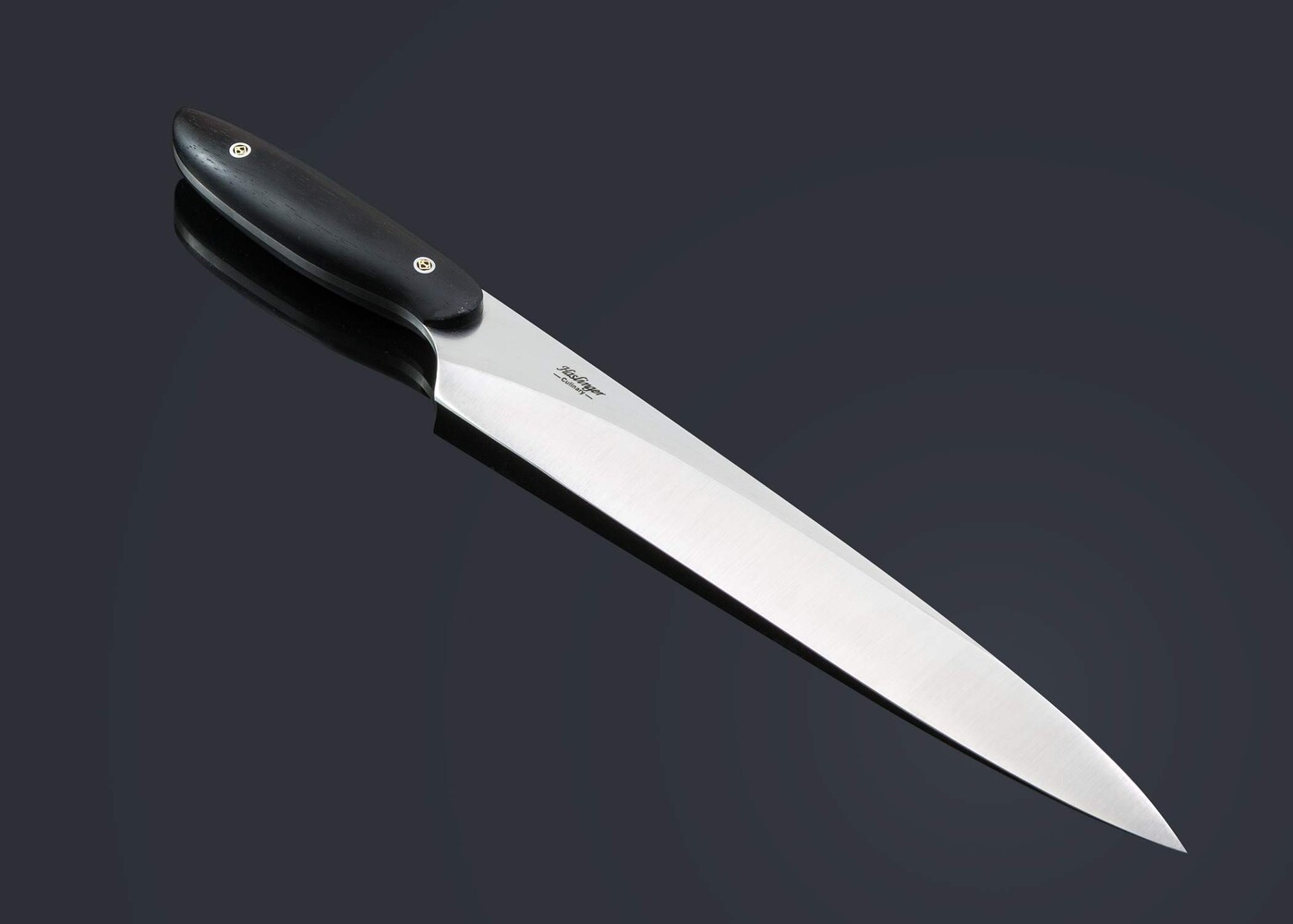 Sashimi Chef Knife with African Blackwood Handle other view