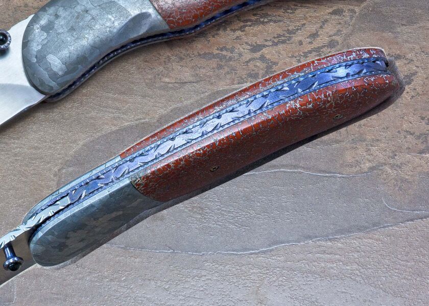 Campo del Cielo and Dinosaur Bone Folder spine view